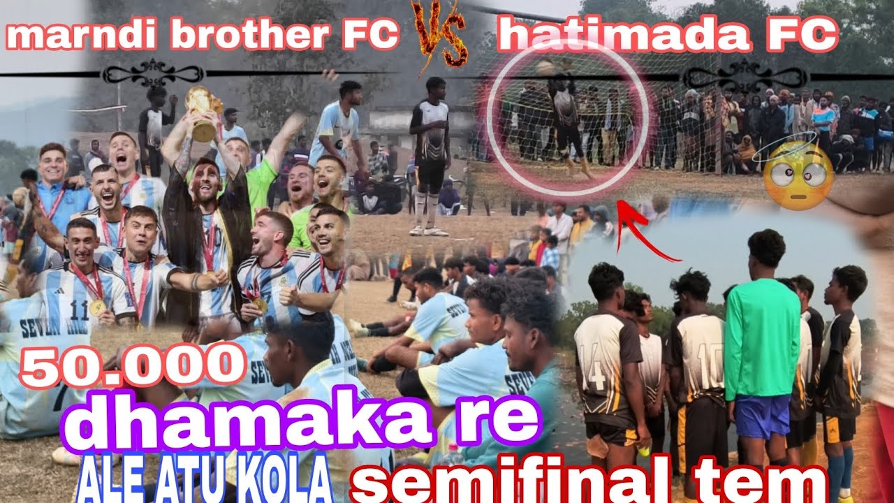 ବାଲିନାଳ ରେ ଆଲେ ଅତୁ କଳା marndi brother fc semifinal re🤩//@sadhumarndi @SINGHUMARNDI-10