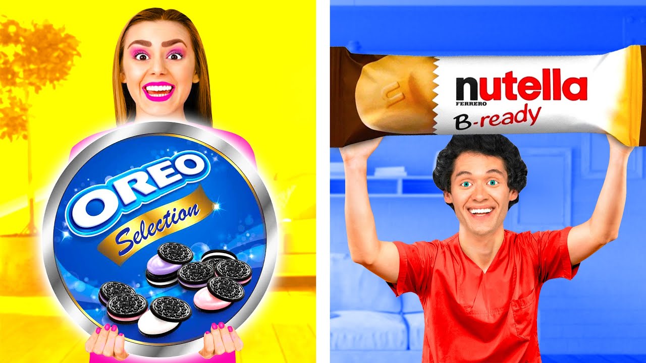 Гигантские Сладости Челлендж | Фантастические Лайфхаки с Едой от Ideas4Fun Challenge