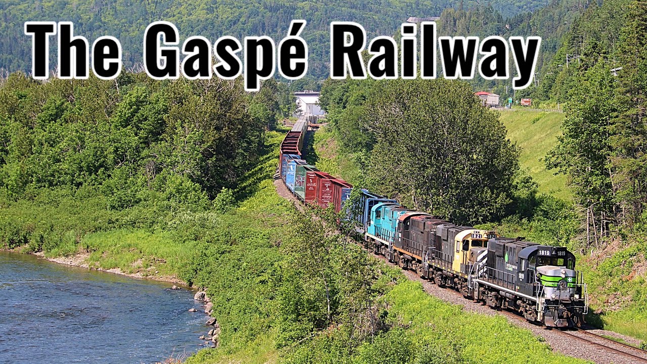 STUNNING Scenes and Montreal Machines: The Gaspé Railway's ALCO FINALE!