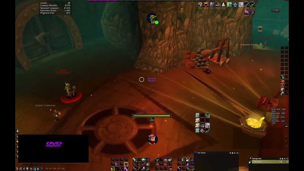 Rogue Soloing Deadmines at 25 Self Found Ultra Hardcore