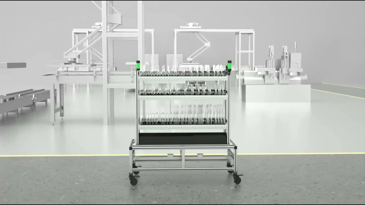 SMT Smart warehousing System | SMT Intelligent Storage Rack | SMT production line