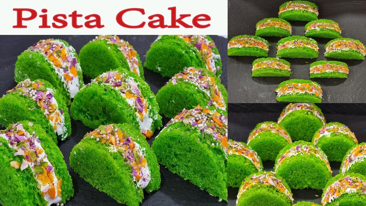 Pista Cake | How To Make Super Tasty Eggless Pistachio Cake | पिस्ता केक