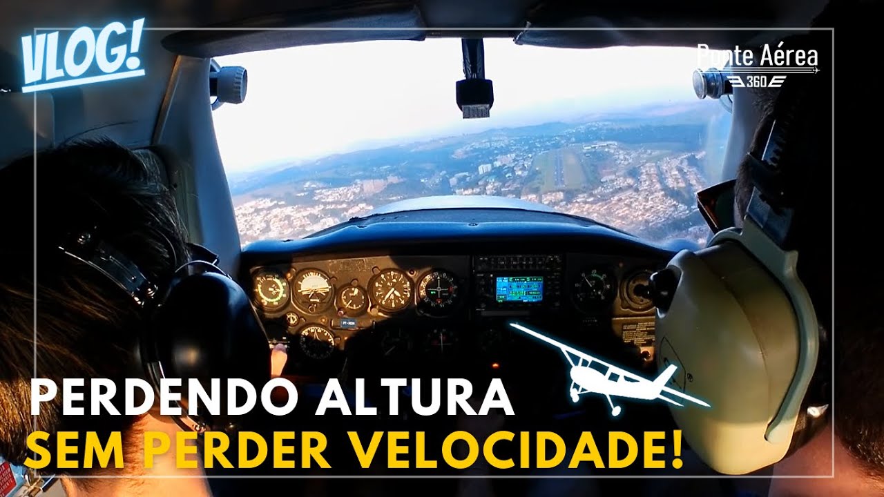 VLOG DE UM DIA DE VOO - Toque e Arremetida em Atibaia, Glissada e Pane Simulada!