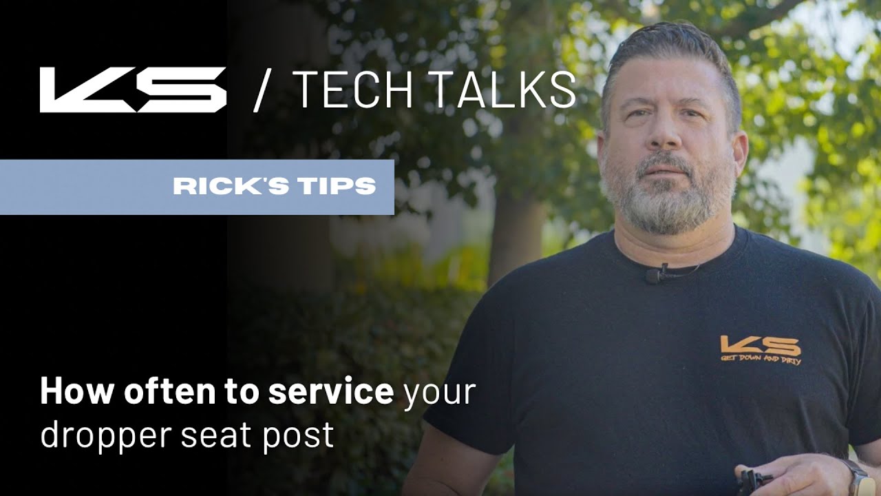 How often to service your dropper seat post - Rick's tips video