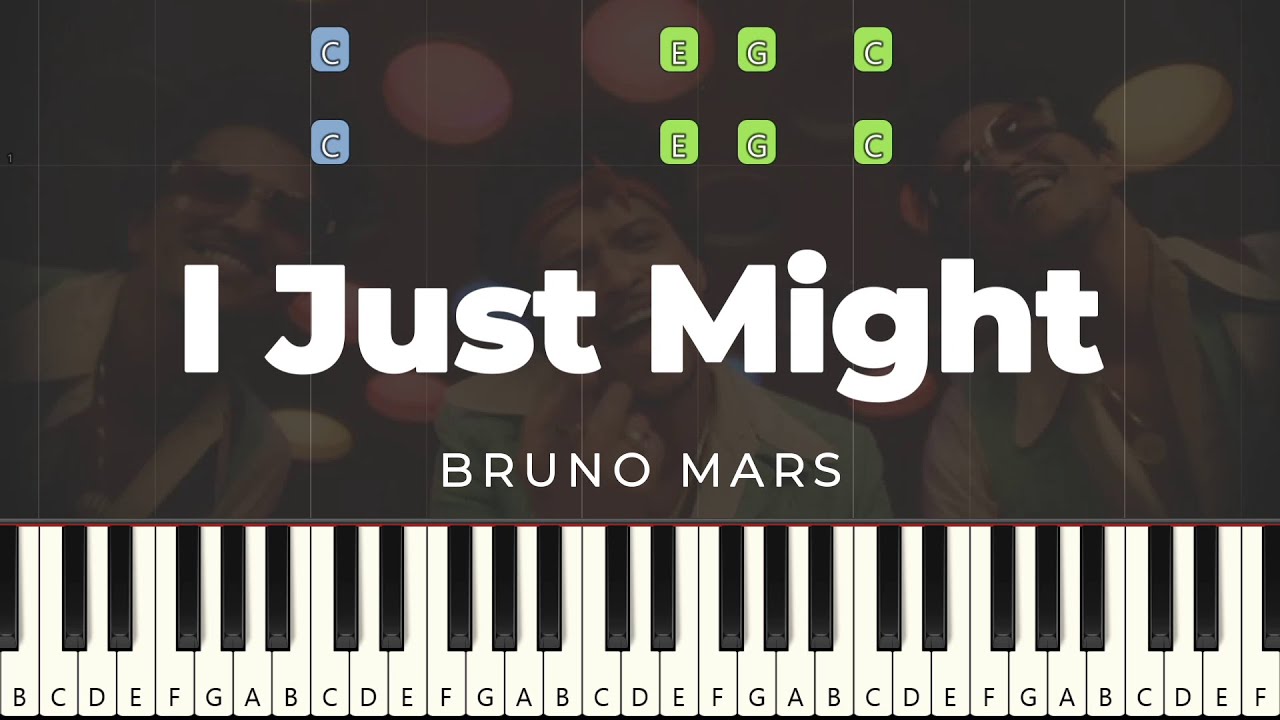 I Just Might [Piano C Major] Bruno Mars