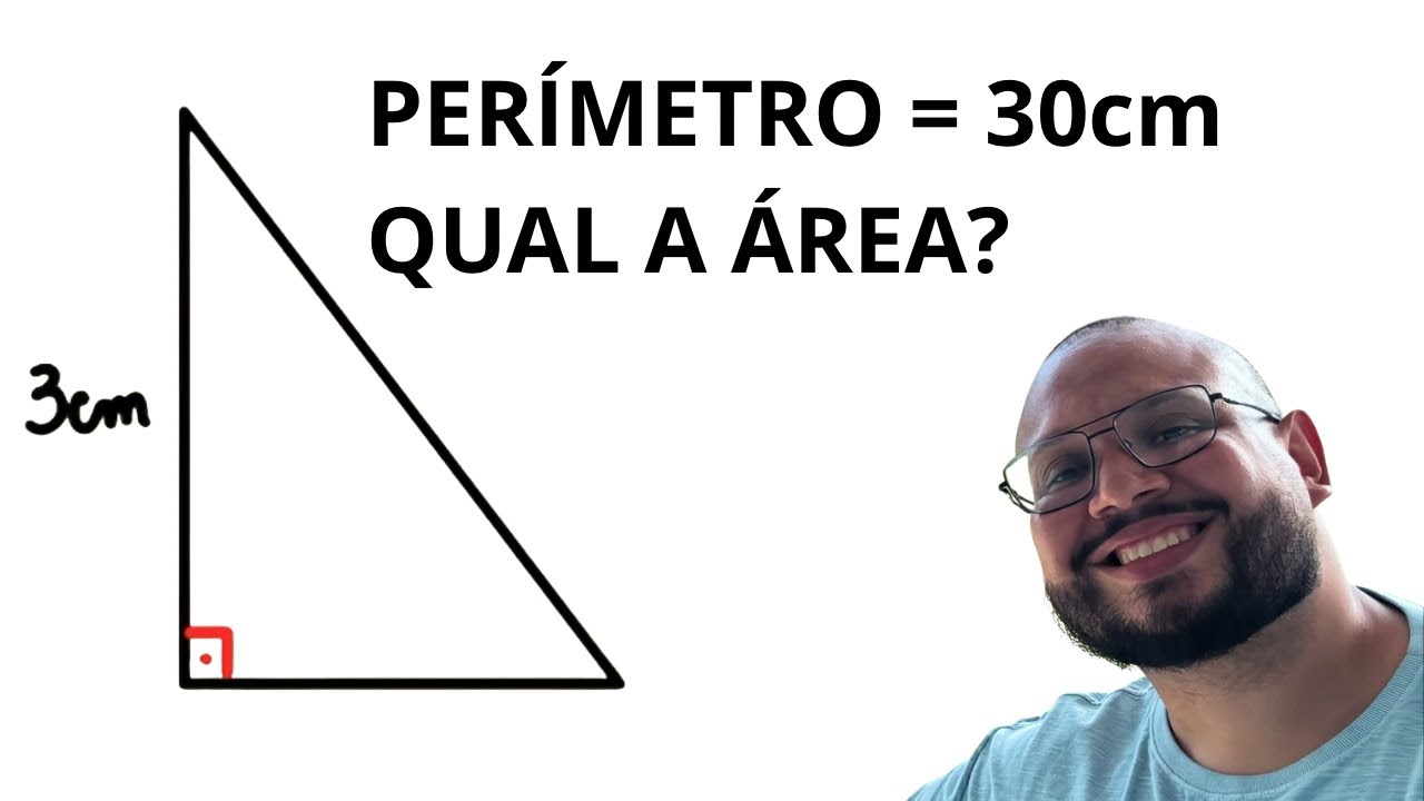SÓ UM CATETO E O PERÍMETRO? COMO CALCULAR A ÁREA DESSE JEITO?!