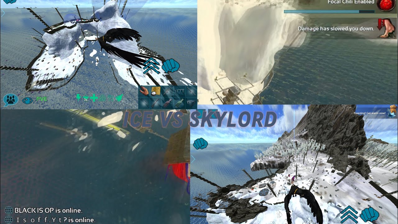 [ ARK ] Defense Ice and rush enemy base PT1(ArkLegit)