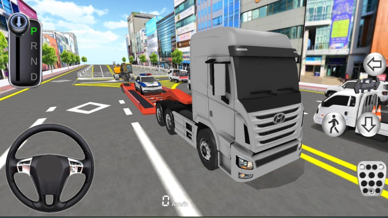 New Buggati Car and Heavy Truck Load Police Car - 3D Driving Class Android Gameplay || Car Games