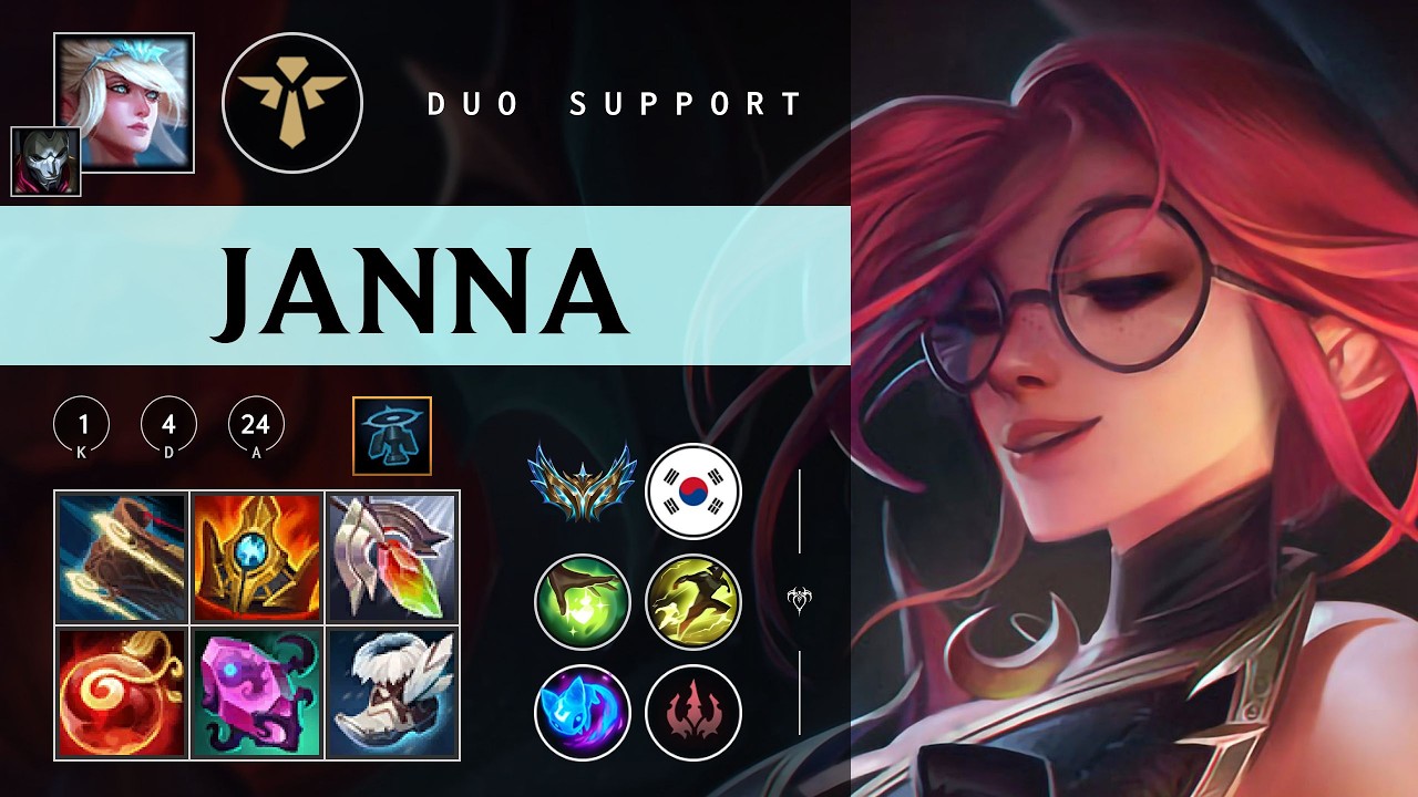 Janna Support vs Karma - KR Challenger Patch 26.04
