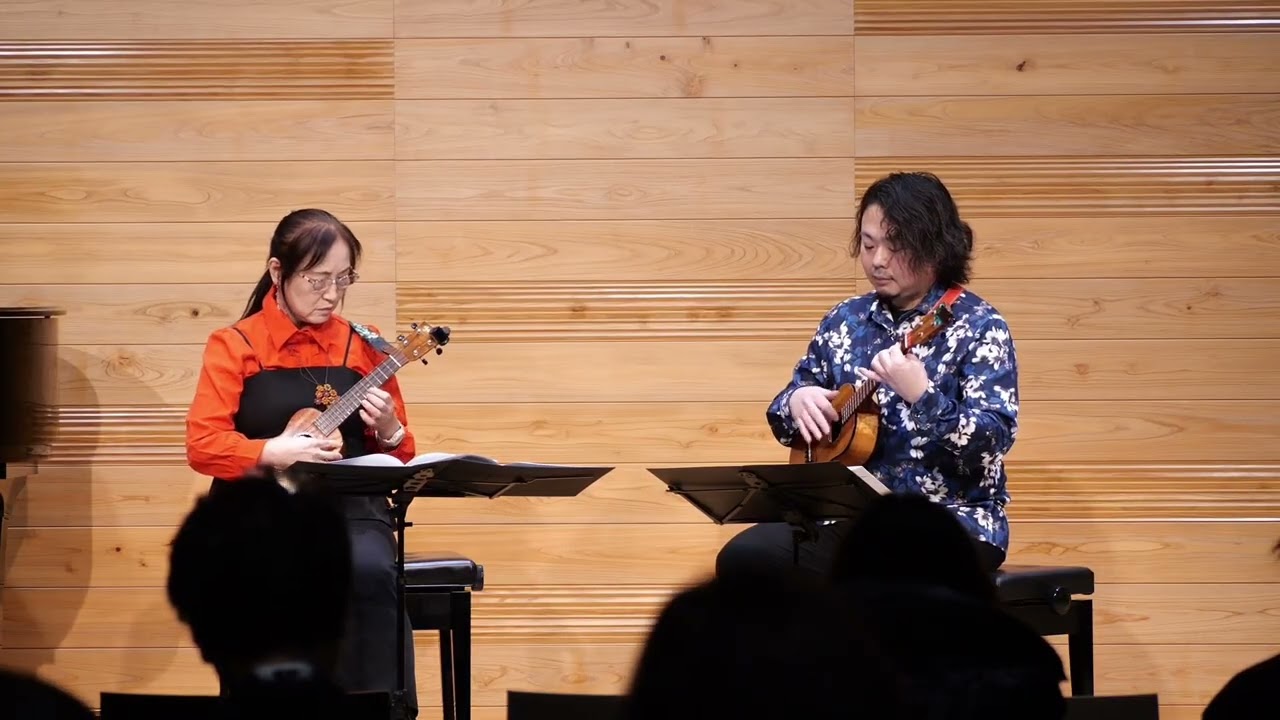 ♪紅蓮華 ウクレレアンサンブル〜先生と、LiSA風ファッションでなりきって✨
