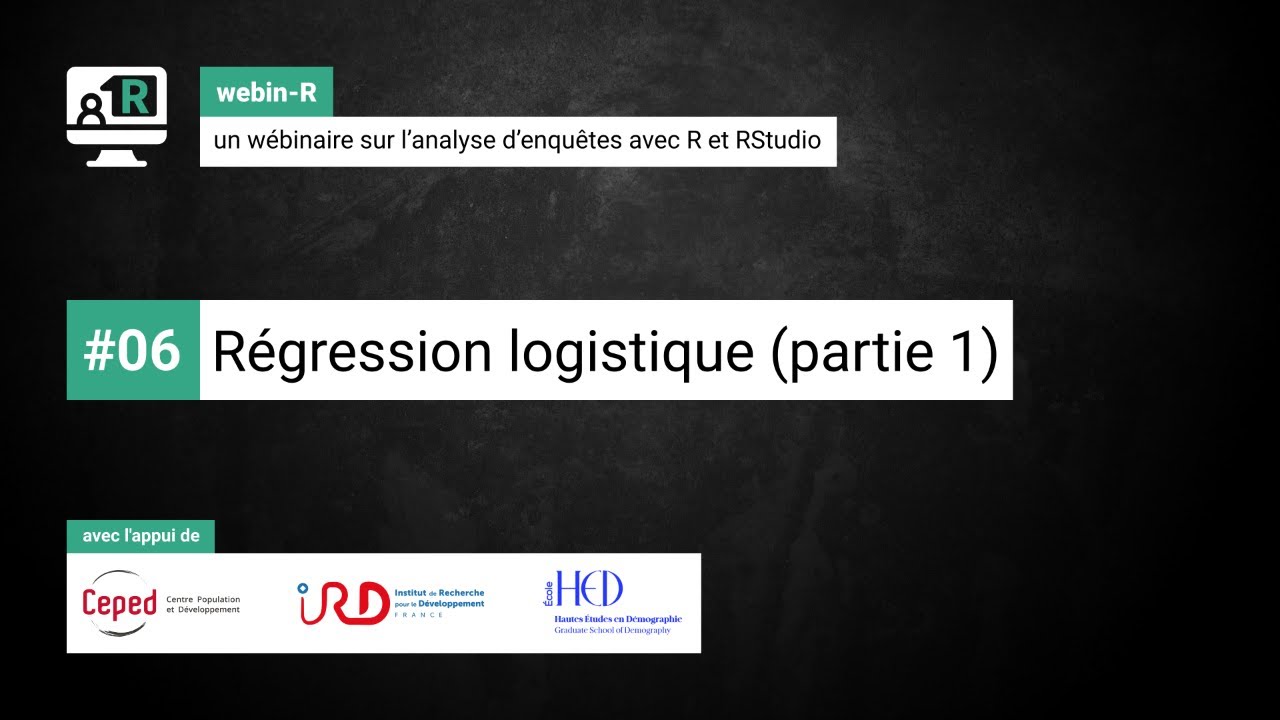 webin-R #06 : régression logistique (partie 1)