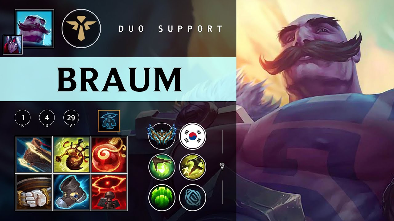 Braum Support vs Soraka - KR Challenger Patch 26.01