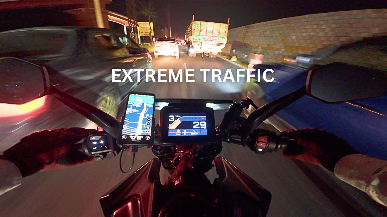 NEVER Ride on Warangal-Hyderabad Highway at Evening! 😱 | Duke 250 Pure CHAOS
