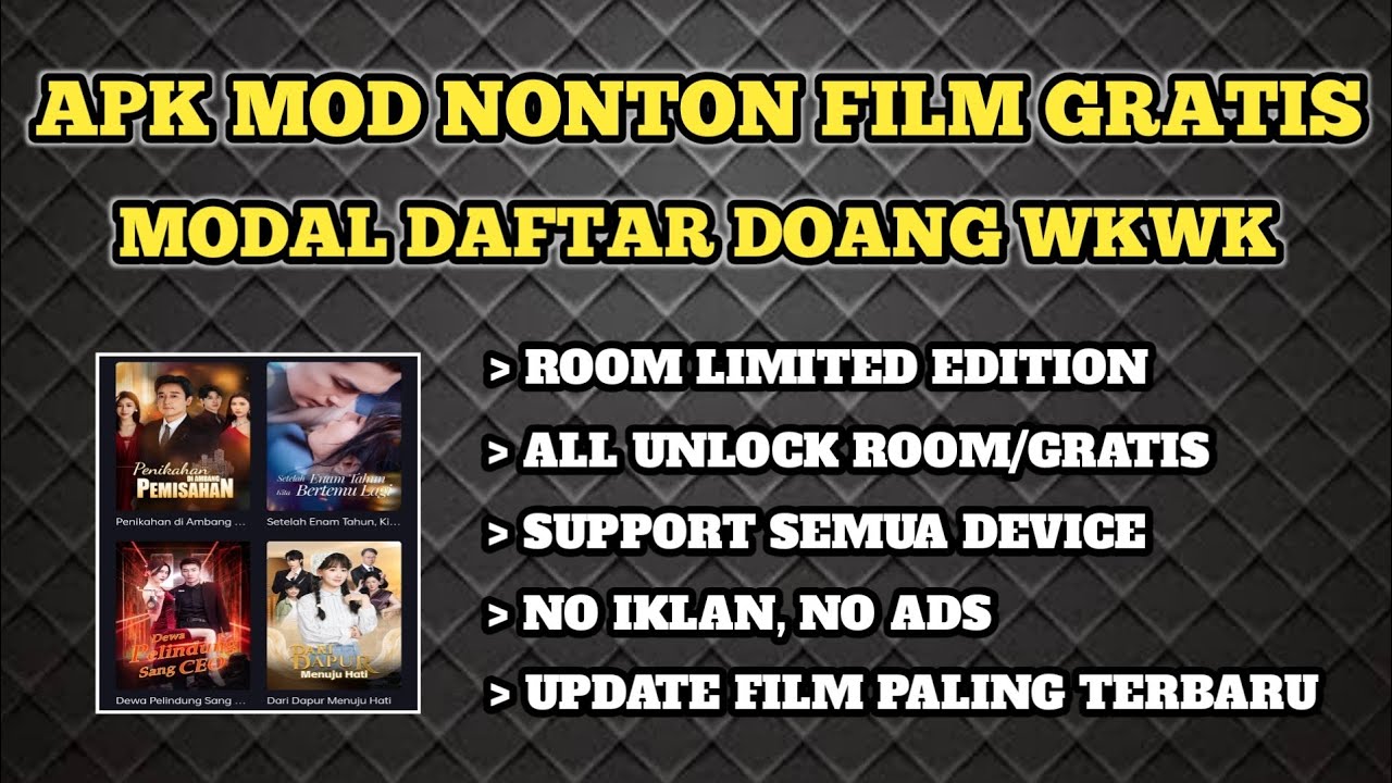 DONE!! APLIKASI NONTON FILM GRATIS TERBARU | FULL HD DAN MOVIES