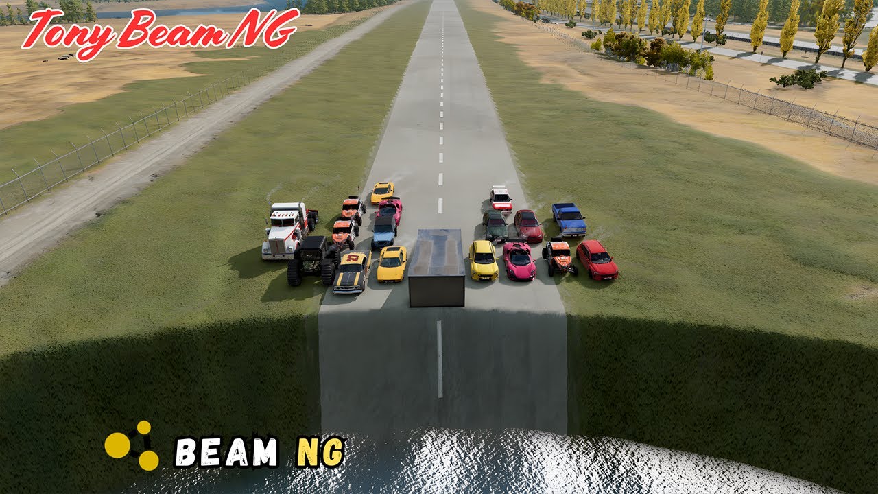 One road  Endless cars  Infinite problems  What challenges will you face in BeamNG drive