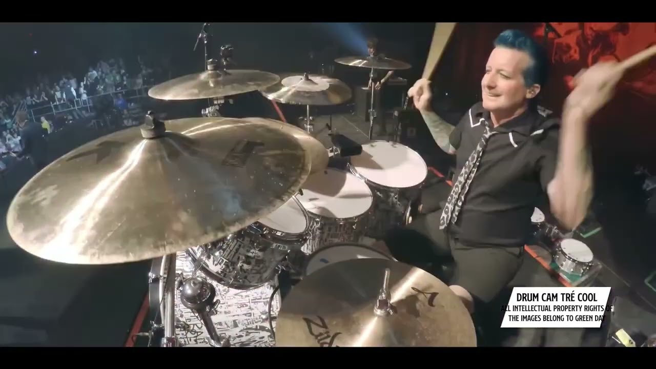 Tré Cool Drum cam