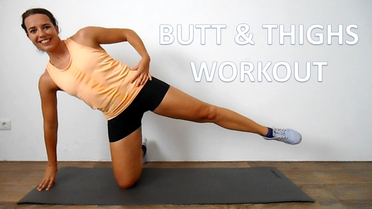 20 Minute Butt and Thigh Workout Routine – Best Lifting & Slimming Exercises For Buttocks and Thighs