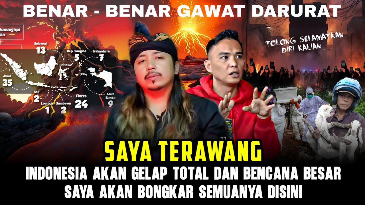 BENCANA BESAR DAN KEGELAPAN TOTAL AKAN MELANDA INDONESIA