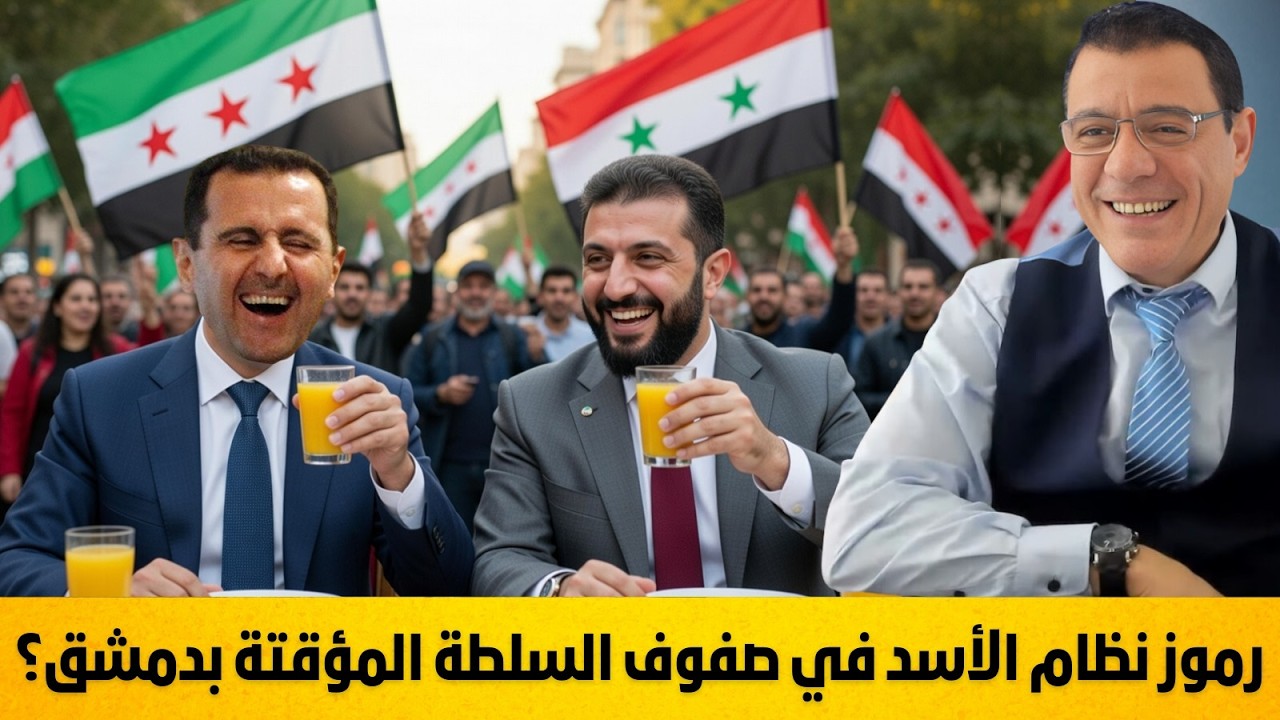 أزلام ورموز الأسد باتوا اليوم في صفوف السلطة المؤقتة وكفاءات الوطن لامكان لهم. شاهد ماذا يجري !؟