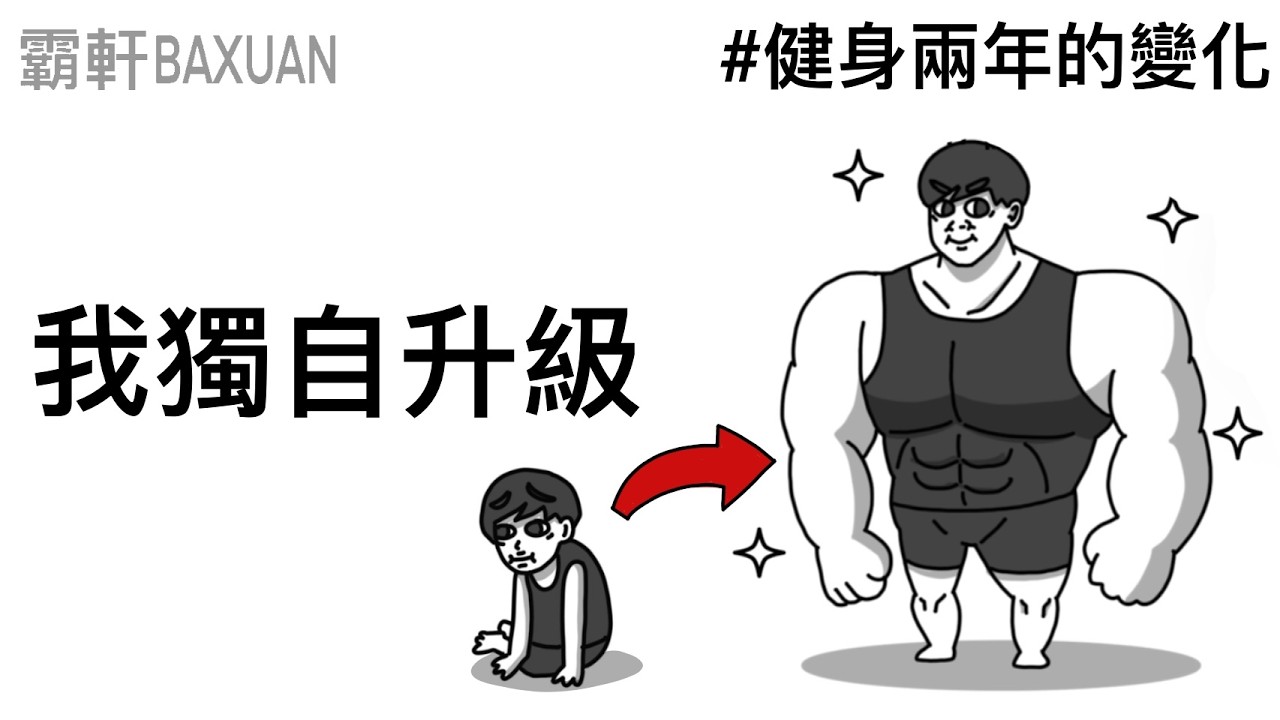我獨自升級｜我健身2年的改變｜霸軒與小美 Baxuan & Mei｜Jingchi君綺醫美