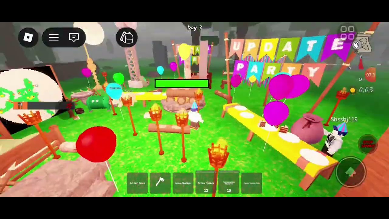 Update party is super🥳🥳🎉