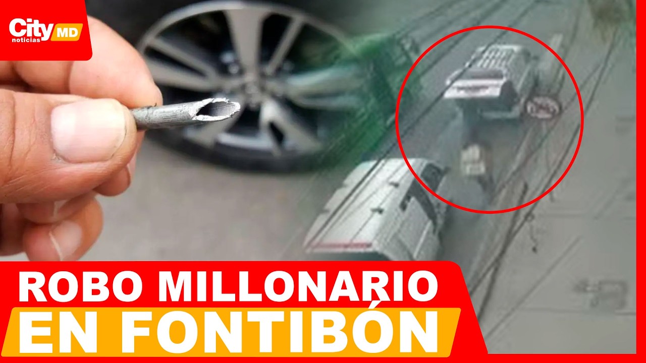 La táctica del pinchazo: Delincuentes roban mercancía en Fontibón | City Noticias Medio Día