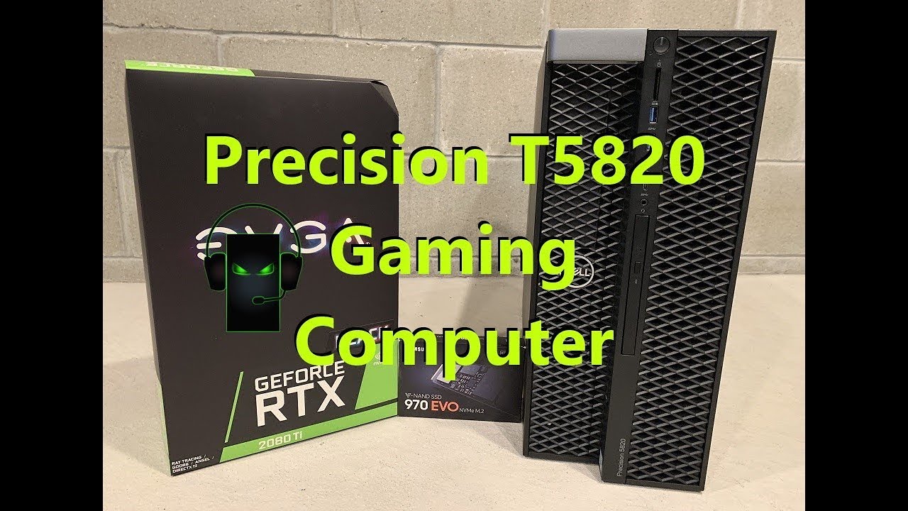 Precision T5820 Gaming Computer (RTX 2080 TI, NVMe.2 SSD, 4.0Ghz)