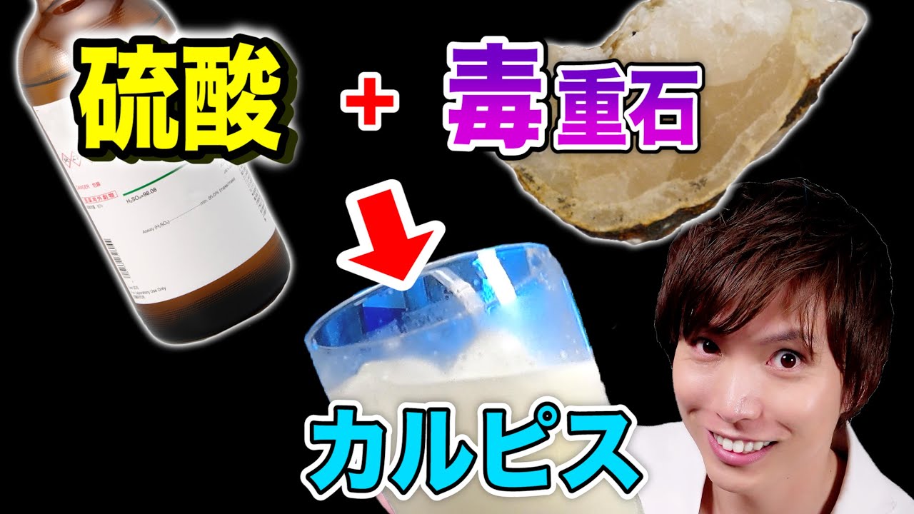 硫酸使って１からカルピスを作り出す！【Dr.STONE実験】Possibility science challenge