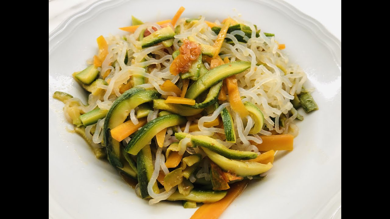 Spaghetti di Konjac alle verdure