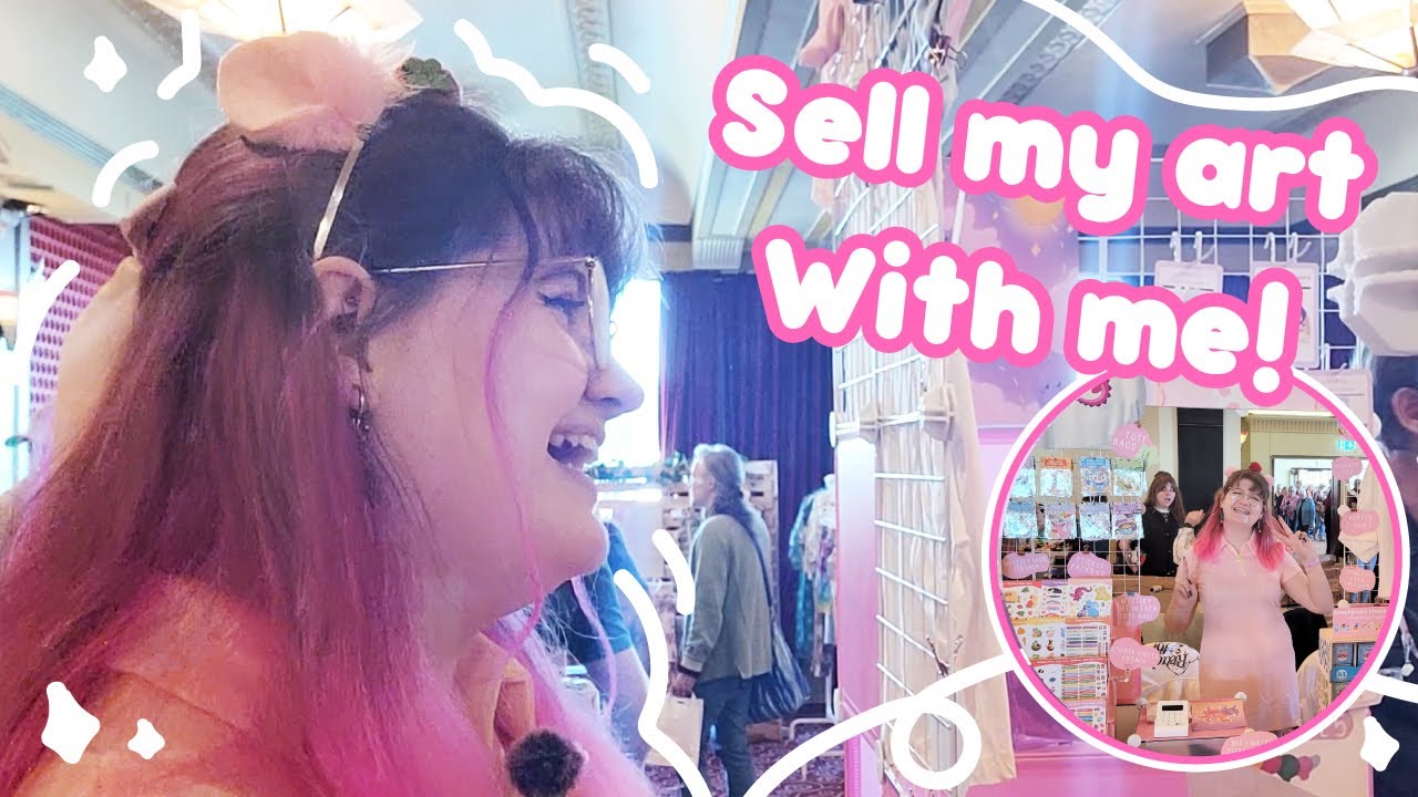 How Much Do I Make at a One Day Market? ✨ Artist Alley Vlog