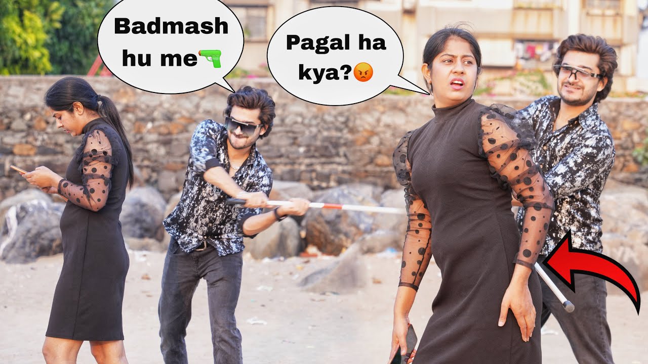 Blind Badmash Pr@nk on Girl😎Gone Wrong🤫 Zia Kamal