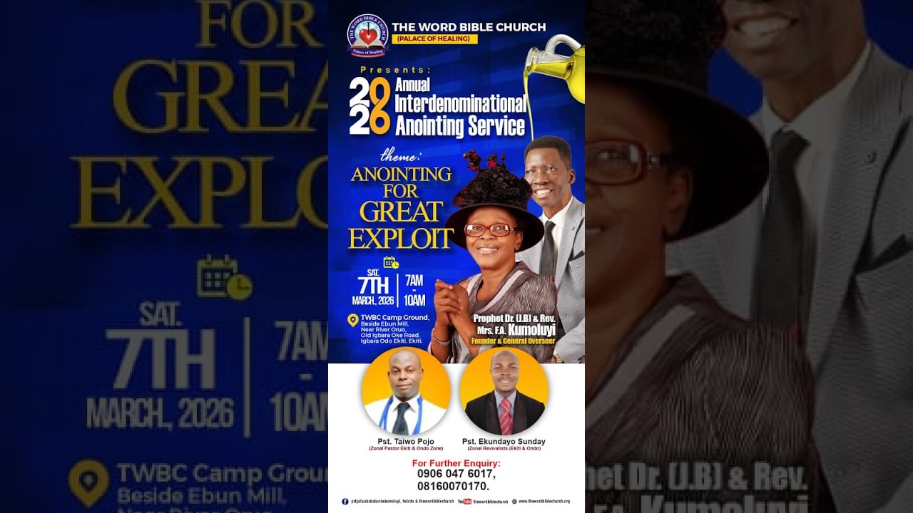 ANOINTING FOR GREAT EXPLOIT