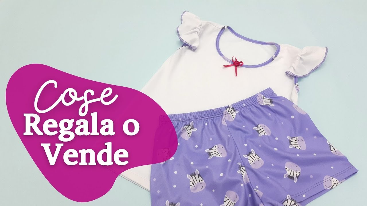 PIJAMA PARA NIÑA | Patrón gratis en TODAS las tallas