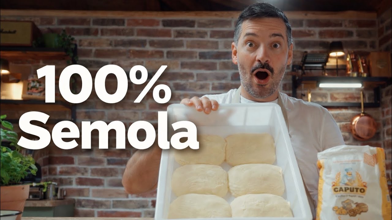 100% Semola Pizzateig &ndash; Mein Versuch🍕