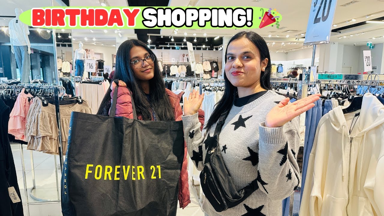 Birthday Shopping Spree 🛍️ | Clothes, Perfume & Skincare Haul | Canada Vlog🤩