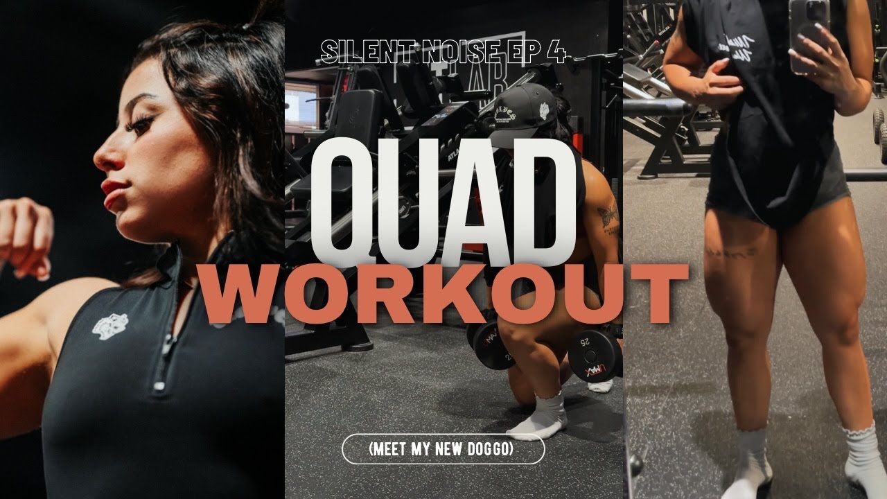 QUAD WORKOUT+ I ADOPTED A DOG!