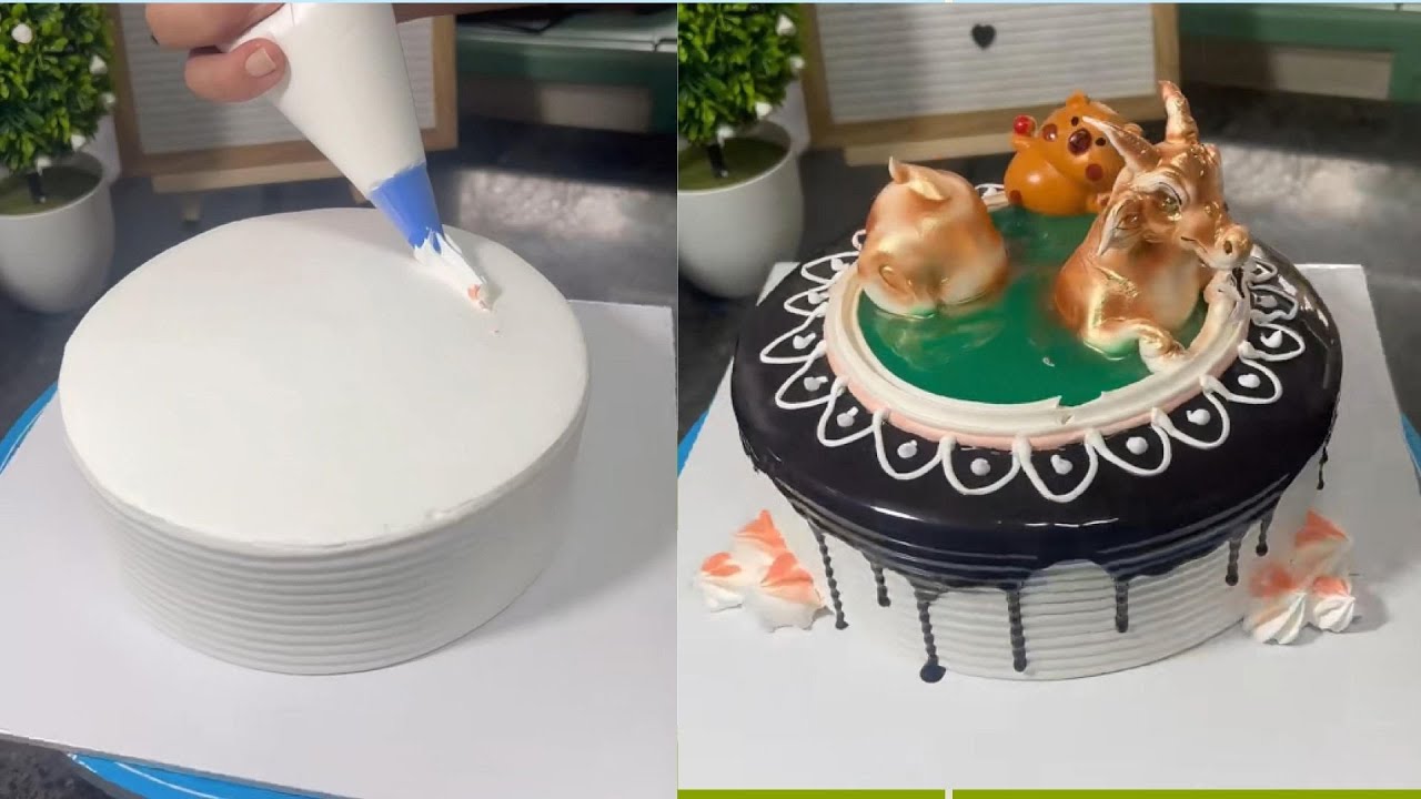 Adorable Goat Cake &ndash; Sweet & Full of Charm 🐐🎂💖/Cake Decorating #22