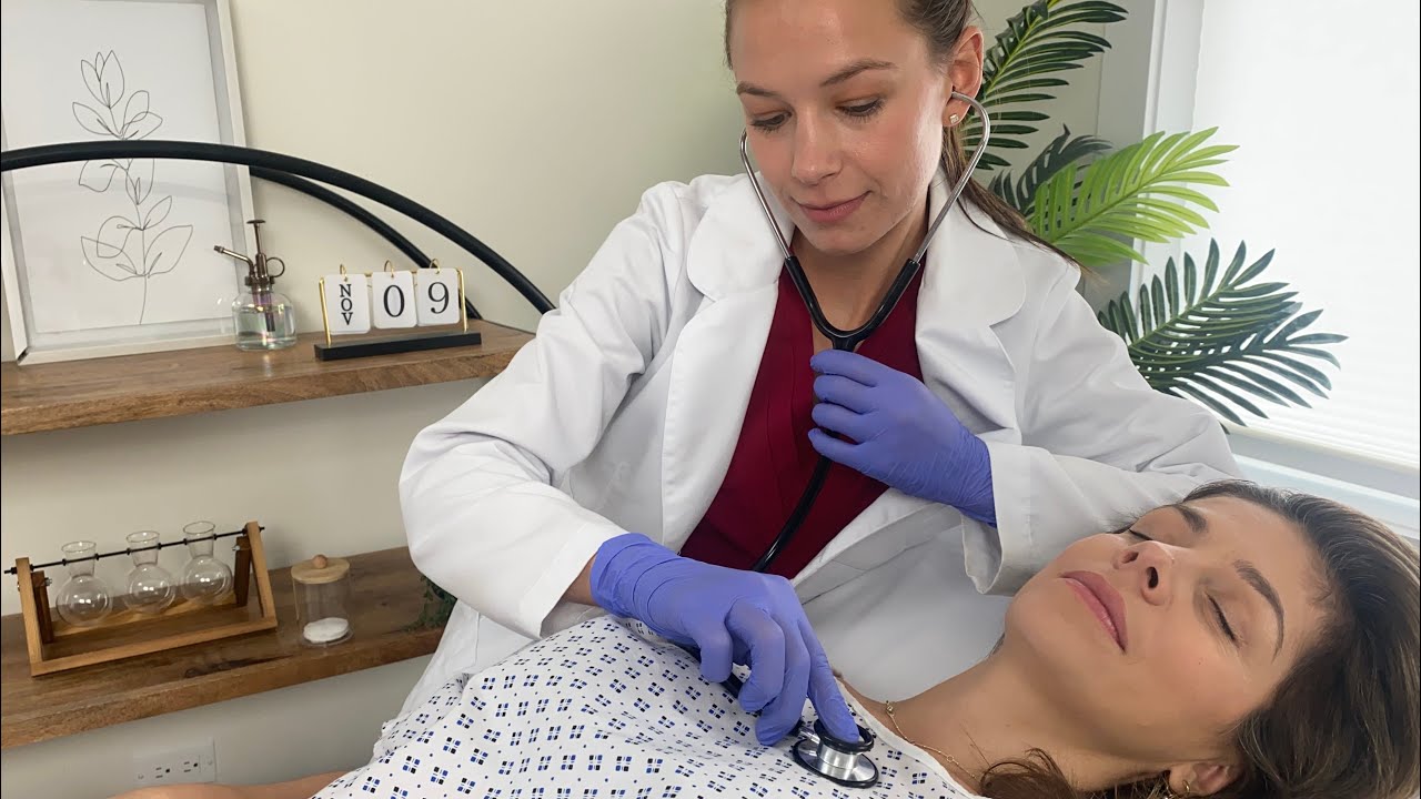 ASMR Cardiovascular Examination | Relaxing Heart &Physical Exam Roleplay | Medical Checkup for Sleep