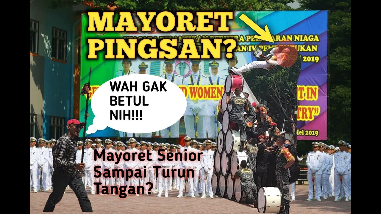 Mayoret Jatuh dari Bass Drum? | Marching Band Gempita Swara Bahari | Graduation BP2IP TANGERANG 2019