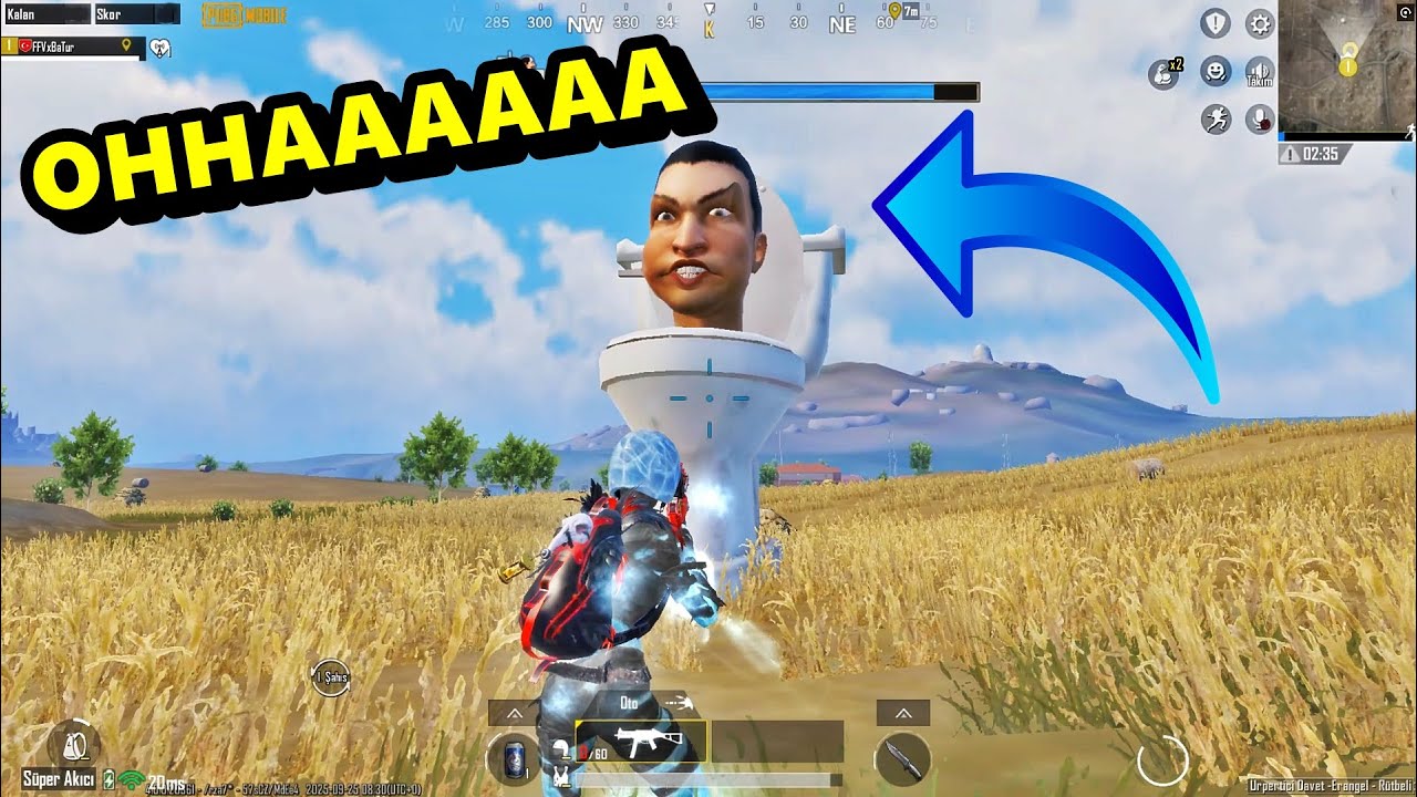 OHAAA OYUNA GELENE BAK ! MÜTHİŞ MAÇ BATUR GAME SOLO SQUAD PUBG MOBİLE
