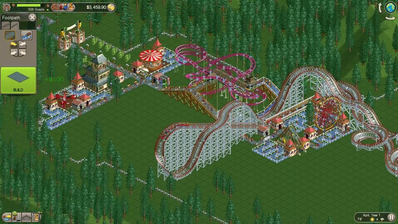 Roller Coaster Tycoon Classic: Ep 1 - Forest Frontiers