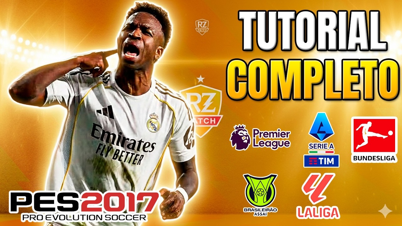 COMO INSTALAR PATCH 2026 NO PES 2017 🔥⚽ FACES E UNIFORMES GRÁTIS PASSO A PASSO
