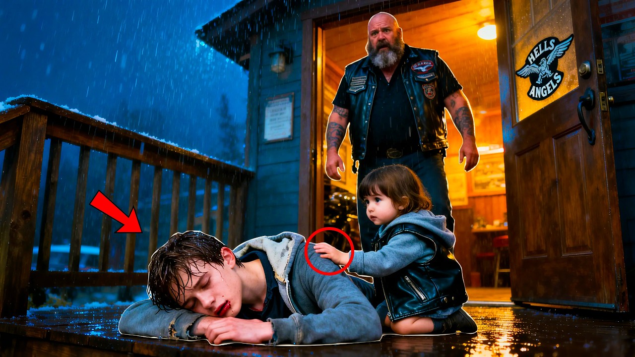 Homeless Boy Carried Biker's Toddler 6 Miles Through a Storm &mdash; 200 Hells Angels Found Him Collapsed