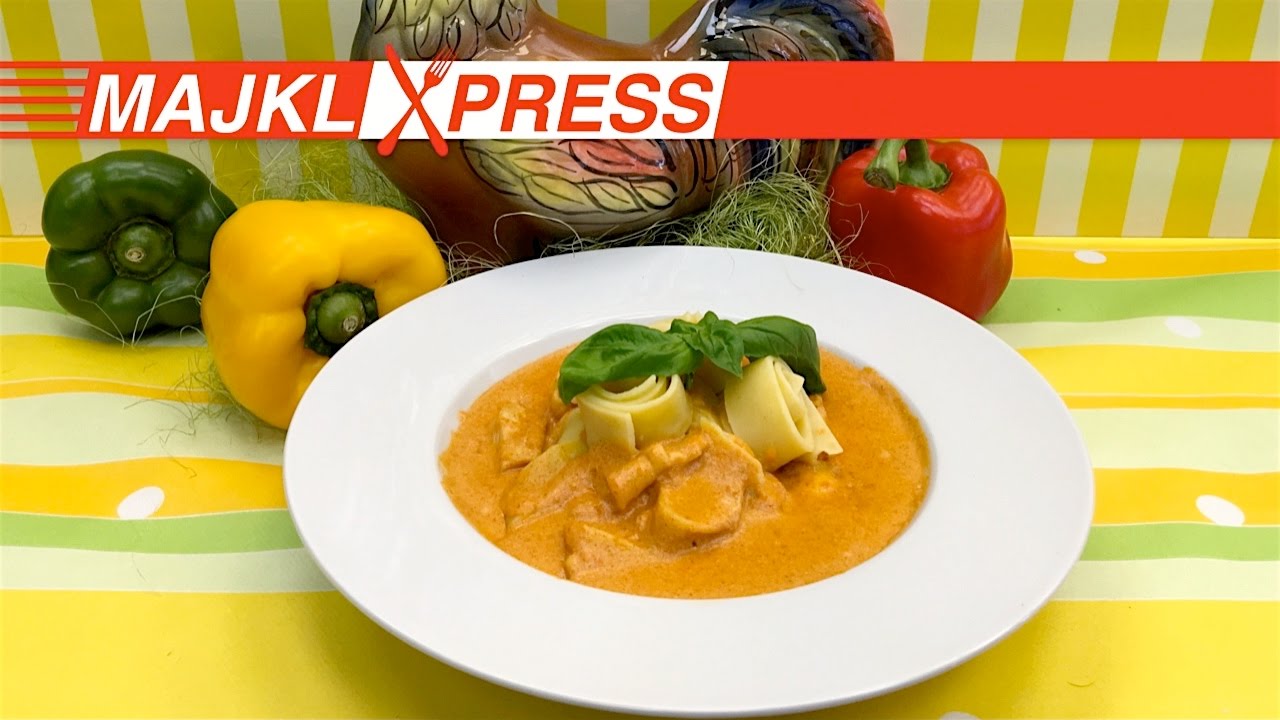 !! Great Czech dish: chicken with paprika gravy, a 10 minutes recipe