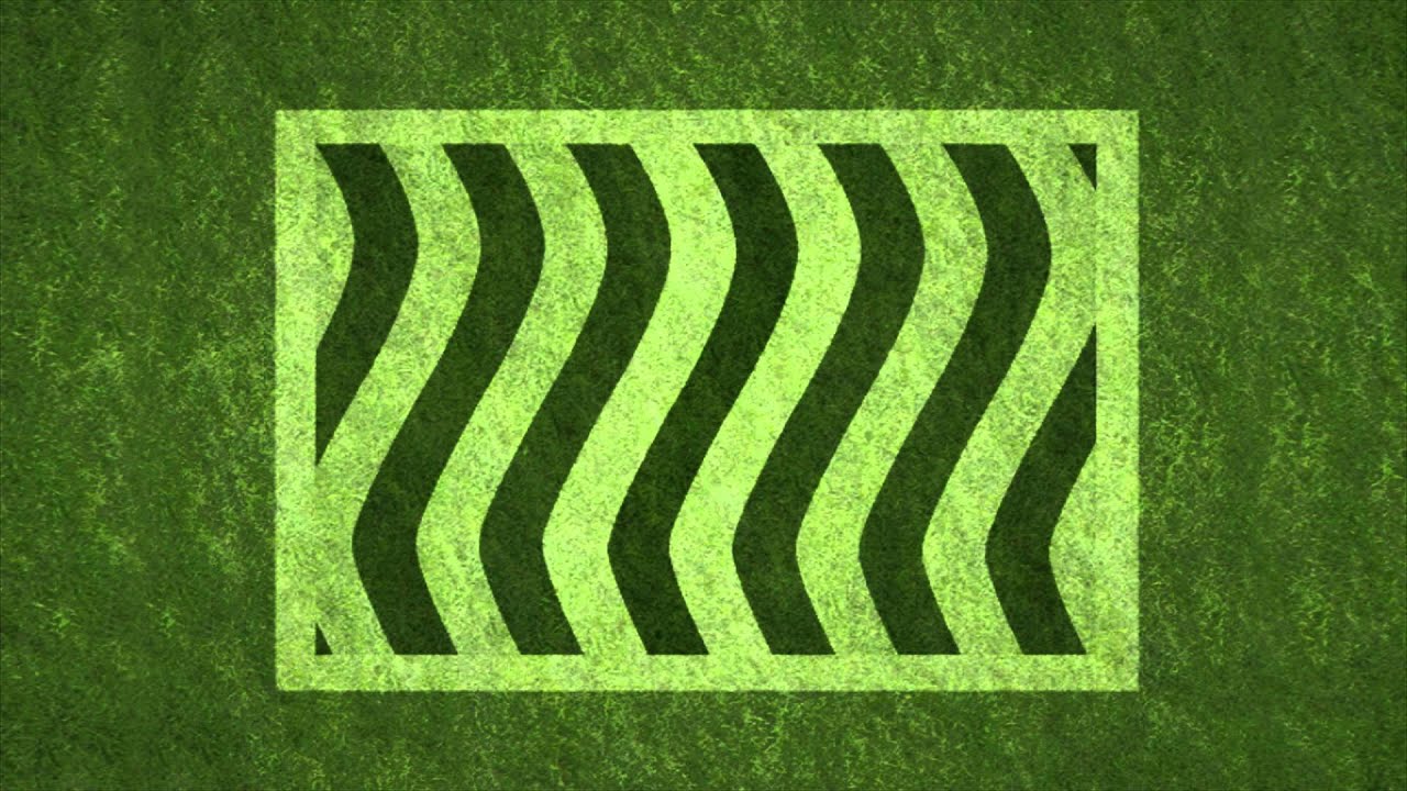 Lawn Striping: How to Stripe a Wave Pattern