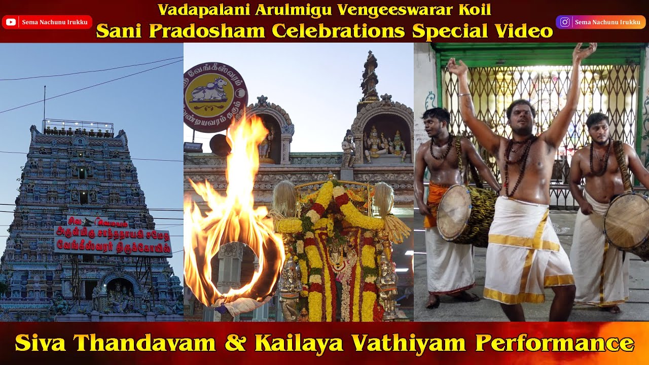 Arulmigu Vengeeswarar Koil Sani Pradhosham Spl Video | Siva Thandavan | Kailaya Vathiyam Performance