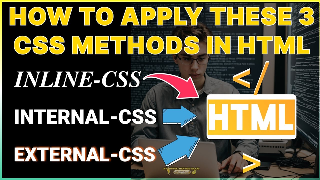 INLINE, INTERNAL And EXTERNAL CSS: How To Use Them Without PC