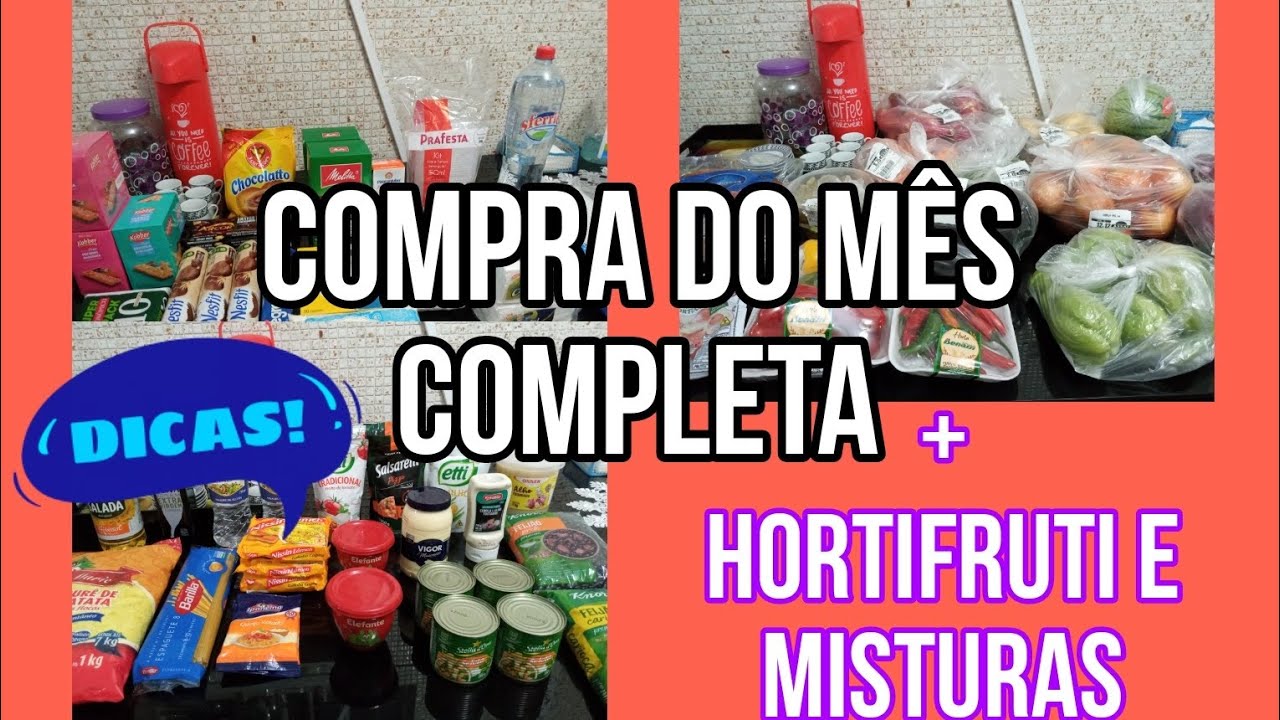 COMPRA DO MÊS COMPLETA, NO ASSAÍ ATACADISTA!