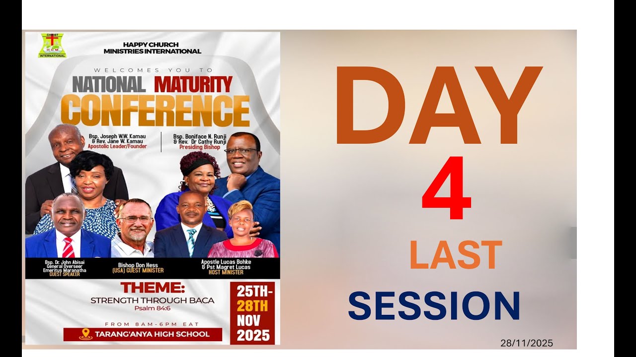 CONVENTION  // DAY 4 SESSION THE LAST SESSION