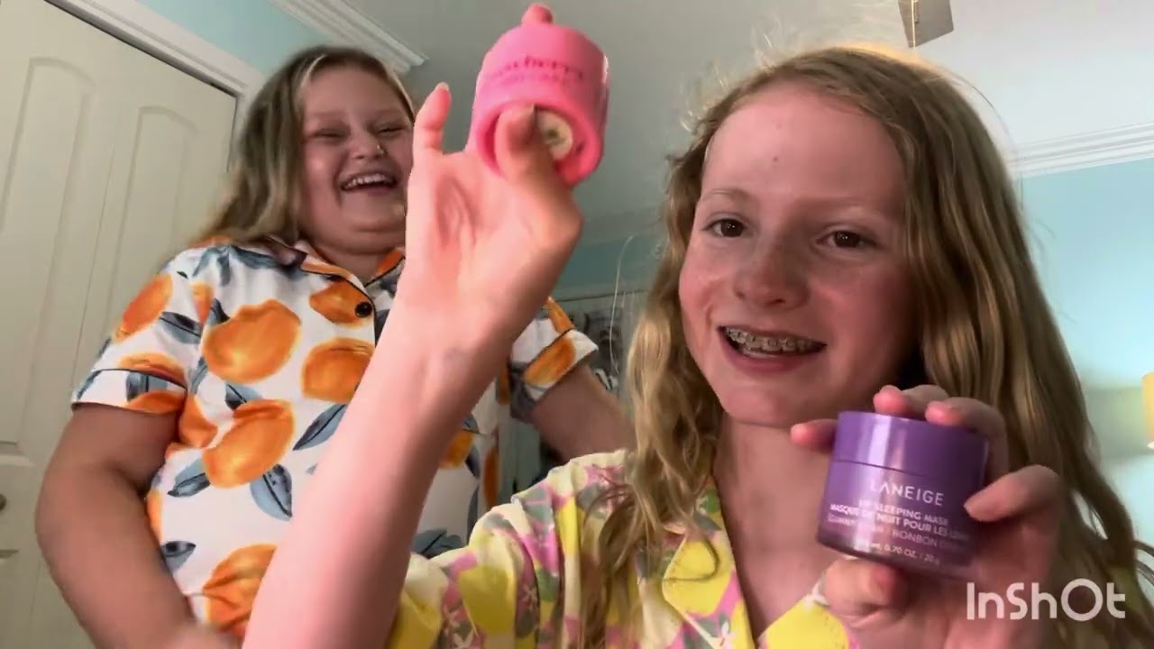 Skin care and movie night with my bestie